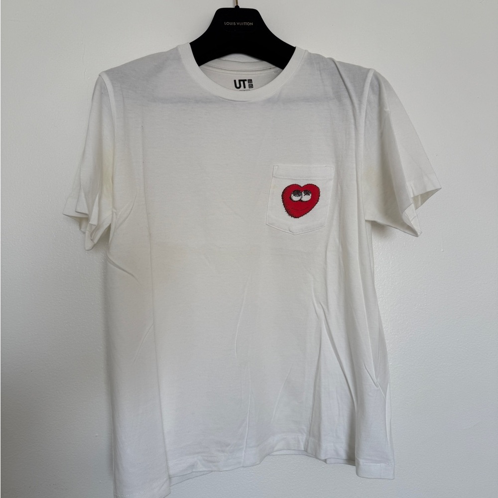 UT Uniqlo x KAWS Japan USA White T-Shirt with Graphic Design
